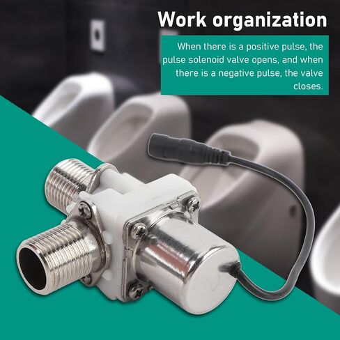 Solid G1 2 in DC 6V Solenoid Valve, N C Normally Closed, Water Inlet Flow Switch for automatic control in sanitary ware, water control systems, garden irrigation in Saudi Arabia