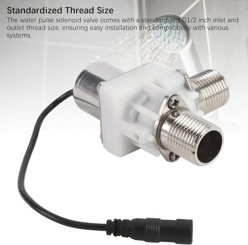 Solid G1 2 in DC 6V Solenoid Valve, N C Normally Closed, Water Inlet Flow Switch for automatic control in sanitary ware, water control systems, garden irrigation in Saudi Arabia