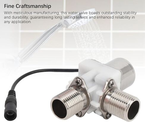 Solid G1 2 in DC 6V Solenoid Valve, N C Normally Closed, Water Inlet Flow Switch for automatic control in sanitary ware, water control systems, garden irrigation in Saudi Arabia