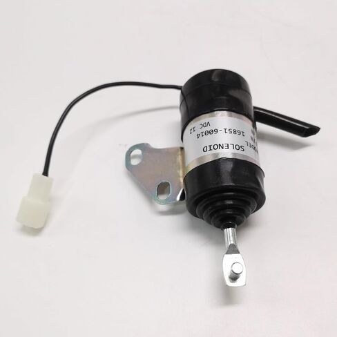 12V Fuel Stop Solenoid 16851-60014 052600-4531 for Kubota Z402 Z482 Z602 Z722 D622 D902 RTV900G RTV900R RTV900T BX2230D BX2350D BX2360 G1800S G1900 G1900S G2160 G2160DS in Kuwait
