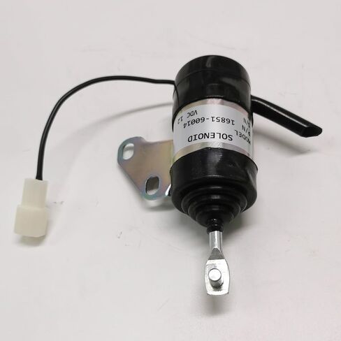 12V Fuel Stop Solenoid 16851-60014 052600-4531 for Kubota Z402 Z482 Z602 Z722 D622 D902 RTV900G RTV900R RTV900T BX2230D BX2350D BX2360 G1800S G1900 G1900S G2160 G2160DS in Kuwait