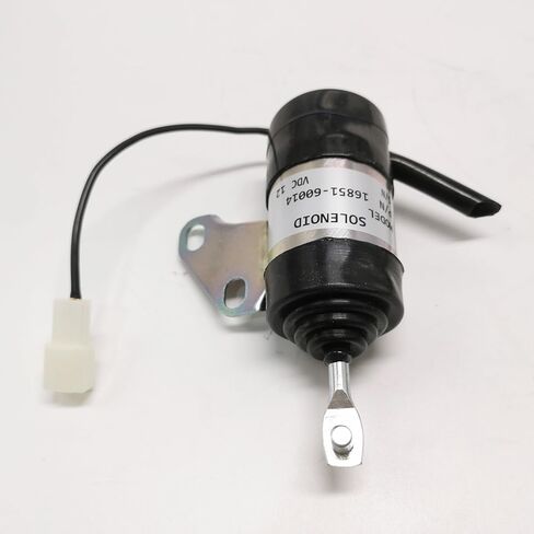 12V Fuel Stop Solenoid 16851-60014 052600-4531 for Kubota Z402 Z482 Z602 Z722 D622 D902 RTV900G RTV900R RTV900T BX2230D BX2350D BX2360 G1800S G1900 G1900S G2160 G2160DS in Kuwait