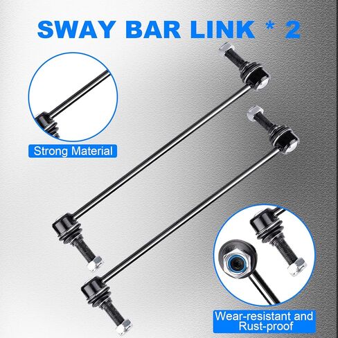 K80230 K90433 Sway Bar Link Front, Stabilizer Bar Link Compatible with Pontiac for Vibe, for Scion for tC, for Toyota for Corolla for Matrix in Saudi Arabia