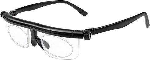 Flex Focal Adjustable Glasses Dial Vision Reading Glasses Zoom Eyeglasses for Men Women One Power Auto Focus 0D to 400D Presbyopic Readers Variable Focus Eyewear Read Distance Near Far Sight in Saudi Arabia