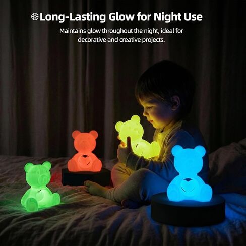 Inslogic Glow in the Dark Filament 1.75mm, 1kg (2.2lbs) Neatly Wound Luminous PLA 3D Printer Filament 1.75mm Dimensional Accuracy +/- 0.02mm, Prints Easily on Most FDM 3D Printers(Green) in Saudi Arabia