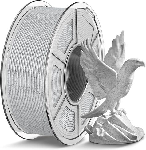 TECBEARS Rapid Marble PLA Filament, PLA 3D Printer Filament for 600mm/s High-Speed Printing, Natural Rock-Like Texture, Fits Most FDM Printers，Marble White in Saudi Arabia