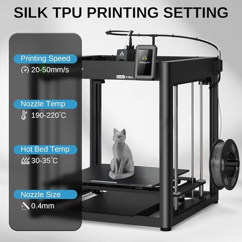 حزمة خيوط SainSmart Silk TPU، خيوط طابعة مرنة 95A TPU ثلاثية الأبعاد، 1.75 مم، دقة الأبعاد +/- 0.03 مم، سطح حريري لامع، حزمة 4 × 250 جم، ذهبي، فضي داكن، أزرق، أحمر in Saudi Arabia