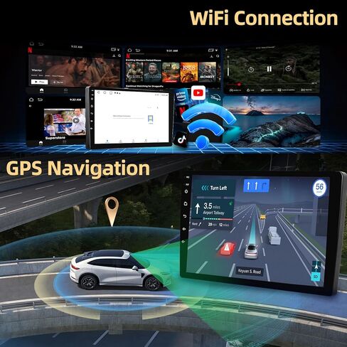 راديو Lexus RX300/RX330/RX350/RX400H 2004-2009 Android 13 - [2+64G] شاشة لمس عالية الدقة 9 بوصة لكزس ستيريو - تشغيل لاسلكي وAndroid Auto، GPS، WiFi، التحكم الصوتي + كاميرا احتياطية AHD + CANBUS in Saudi Arabia