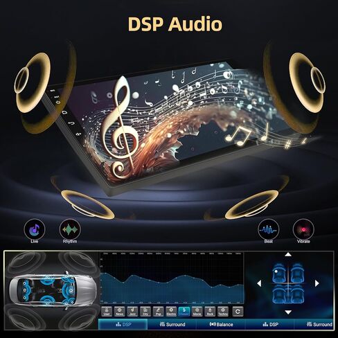 راديو Lexus RX300/RX330/RX350/RX400H 2004-2009 Android 13 - [2+64G] شاشة لمس عالية الدقة 9 بوصة لكزس ستيريو - تشغيل لاسلكي وAndroid Auto، GPS، WiFi، التحكم الصوتي + كاميرا احتياطية AHD + CANBUS in Saudi Arabia