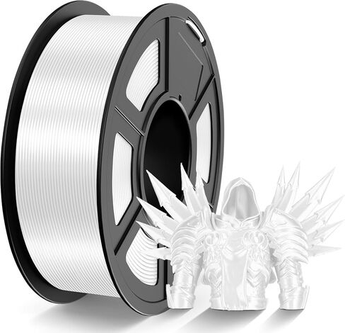 TECBEARS Rapid Marble PLA Filament, PLA 3D Printer Filament for 600mm/s High-Speed Printing, Natural Rock-Like Texture, Fits Most FDM Printers，Marble White in Saudi Arabia