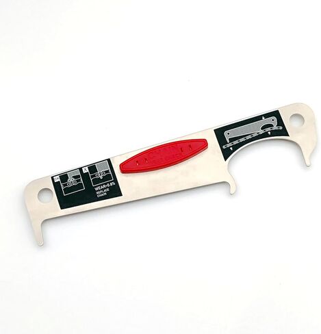 أداة فحص تآكل السلسلة لـ SRAM RED Force AXS GX Eagle Rival PC Models Checking Chains Check، أداة مؤشر تآكل السلسلة العالمية المتوافقة مع سلاسل SRAM 11 12 سرعة، معدن، رمادي in Kuwait