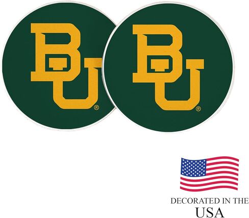 Desert Cactus Baylor University Car Cup Coaster Bears Absorbent Sandstone Car Cup Coasters Set of 2 (Design A) in Saudi Arabia