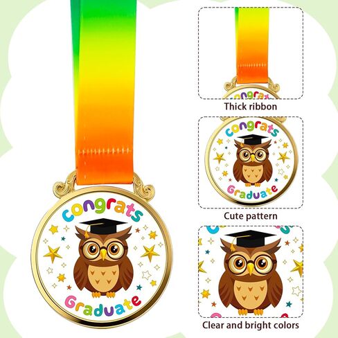 6 قطع وشاح التخرج لرياض الأطفال 2026، ميداليات دبلوم رياض الأطفال، حديد على الحروف للحرف اليدوية، تزيين حفلات التخرج، هدية التخرج، لوازم الحفلات المفضلة in Kuwait