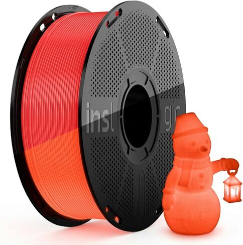 Inslogic Glow in the Dark Filament 1.75mm, 1kg (2.2lbs) Neatly Wound Luminous PLA 3D Printer Filament 1.75mm Dimensional Accuracy +/- 0.02mm, Prints Easily on Most FDM 3D Printers(Green) in Saudi Arabia
