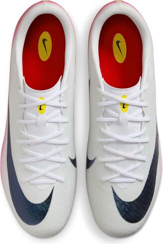 Nike Mercurial Vapor 16 Academy LV8 Multi-Ground Low-Top Soccer Cleats (University Red/Dark Obsidian) Size 7.5 in Saudi Arabia
