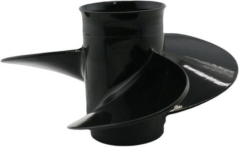 مروحة القارب الخارجية 14 خدد 9.25x11 لمحركات Tohatsu Nissan Mercury 9.9-20 HP، 9.25 x 11 الملعب استبدال 9 1/4x11.5 9.3x11.5 دعامات محرك القارب الألومنيوم، رقم OEM 3BAB64524-1 48-897754A11، RH in Kuwait