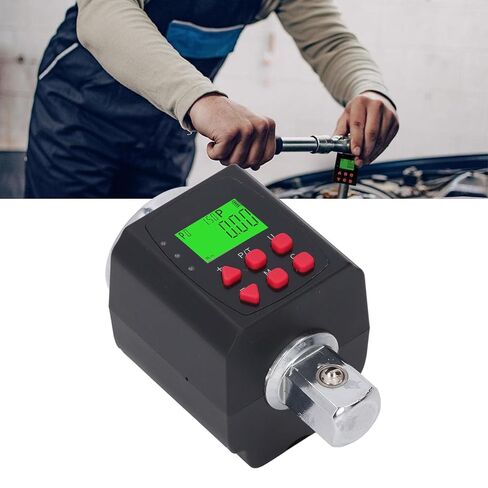 Luocute Digital Torsion Meter 3/4 Inch Adapter, HD LCD Display, Hold and Track Mode, 10 Preset Values, 500 Data Storage in Saudi Arabia