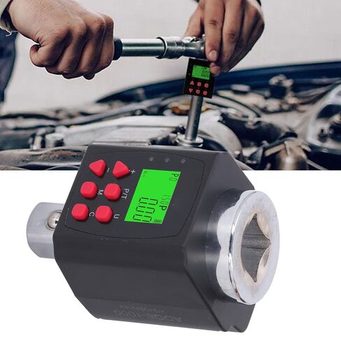 Luocute Digital Torsion Meter 3/4 Inch Adapter, HD LCD Display, Hold and Track Mode, 10 Preset Values, 500 Data Storage in Saudi Arabia