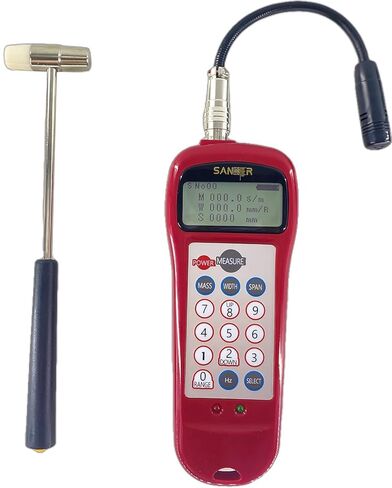 أداة قياس شد الحزام سونيك حزام التوتر متر مع نطاق التوتر 0.01 إلى 99900N نطاق التردد 10 هرتز إلى 5000 هرتز 500 مجموعة تخزين البيانات in Kuwait