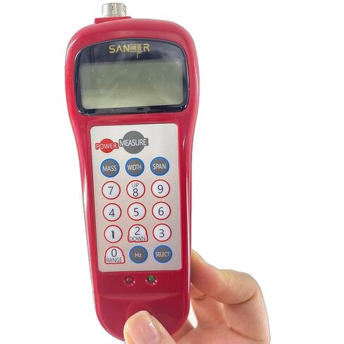 أداة قياس شد الحزام سونيك حزام التوتر متر مع نطاق التوتر 0.01 إلى 99900N نطاق التردد 10 هرتز إلى 5000 هرتز 500 مجموعة تخزين البيانات in Kuwait