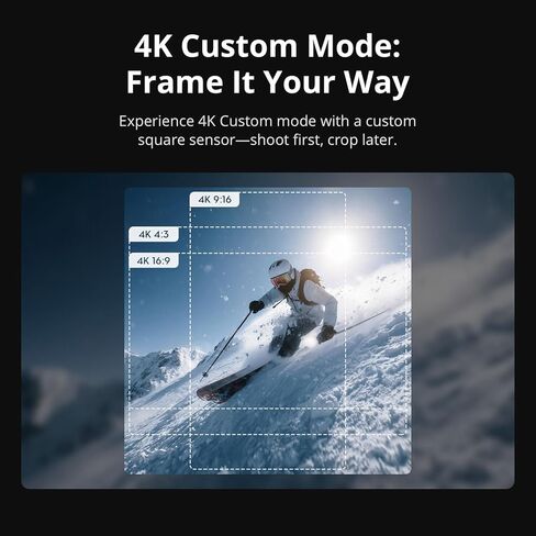 كاميرا الحركة DJI Osmo Action 6 Standard Combo 8K مع مستشعر مربع 1/1.1 بوصة، وحزمة بطارية لمدة 4 ساعات مع بطاقة ذاكرة سعة 128 جيجابايت، وقارئ بطاقات عالي السرعة + مجموعة ملحقات مكونة من 50 قطعة in Kuwait