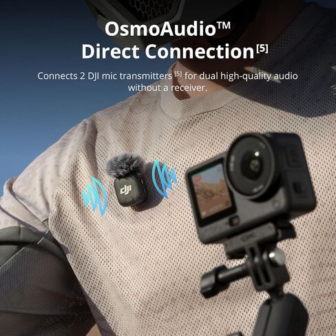 كاميرا الحركة DJI Osmo Action 6 Standard Combo 8K مع مستشعر مربع 1/1.1 بوصة، وحزمة بطارية لمدة 4 ساعات مع بطاقة ذاكرة سعة 128 جيجابايت، وقارئ بطاقات عالي السرعة + مجموعة ملحقات مكونة من 50 قطعة in Kuwait