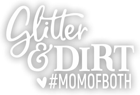 ملصق OLSI لامع وأوساخ هاشتاج أمي لكلا الملصق للسيارة والشاحنة والكمبيوتر المحمول من الفينيل (5 بوصة) in Kuwait