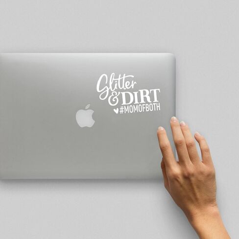 ملصق OLSI لامع وأوساخ هاشتاج أمي لكلا الملصق للسيارة والشاحنة والكمبيوتر المحمول من الفينيل (5 بوصة) in Kuwait