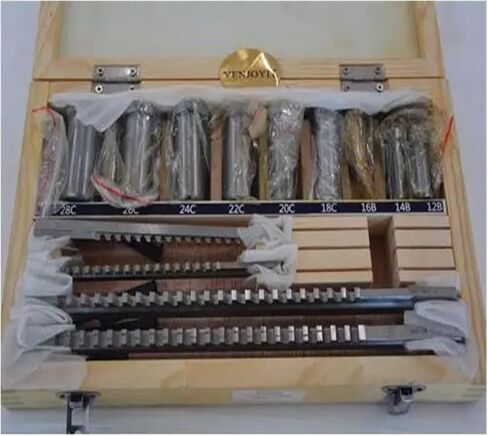 Push Type Keyway broaches 18pcs HSS Metric Keyway Broach Set 4mm 5mm 6mm 8mm Broaches 12-28 Cutting Broashing bushings in Saudi Arabia