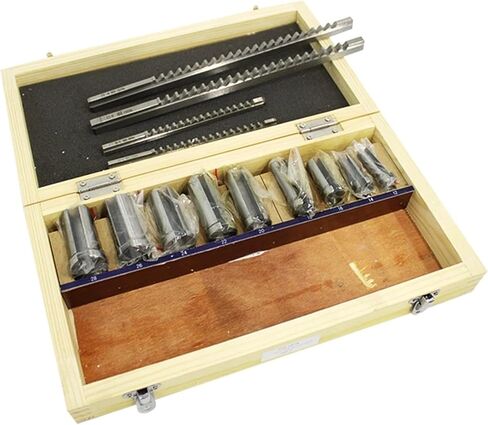 Keyway Broach Kit 18pcs HSS Metric Keyway Broach Set 4/5/6/8mm Broaches 12-28 Cutting Broach in Saudi Arabia