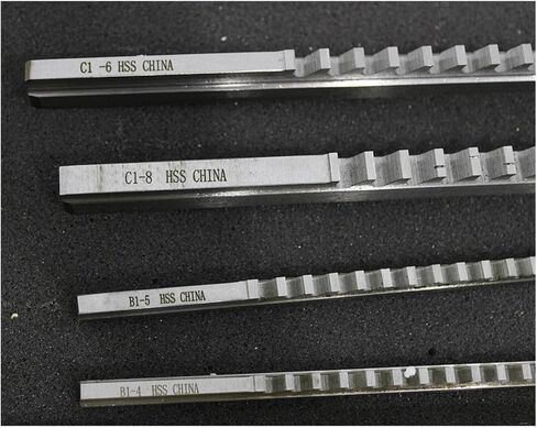 Keyway Broach Kit 18pcs HSS Metric Keyway Broach Set 4/5/6/8mm Broaches 12-28 Cutting Broach in Saudi Arabia