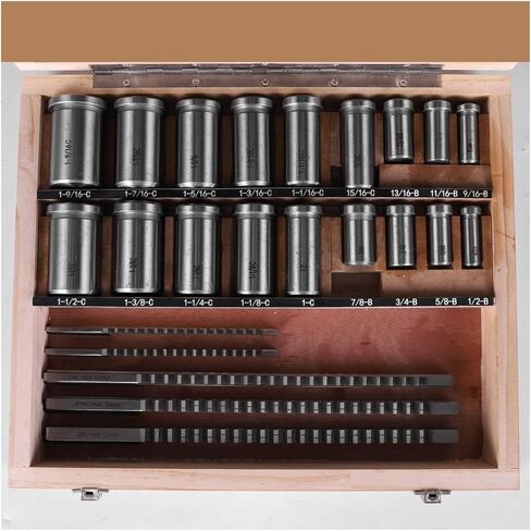 مجموعة أدوات التطرق Keyway مجموعة أدوات التطرق Keyway مجموعة أدوات التطرق Keyway مع 5 دبابيس و18 جلبة و7 حشوات 30 قطعة in Saudi Arabia
