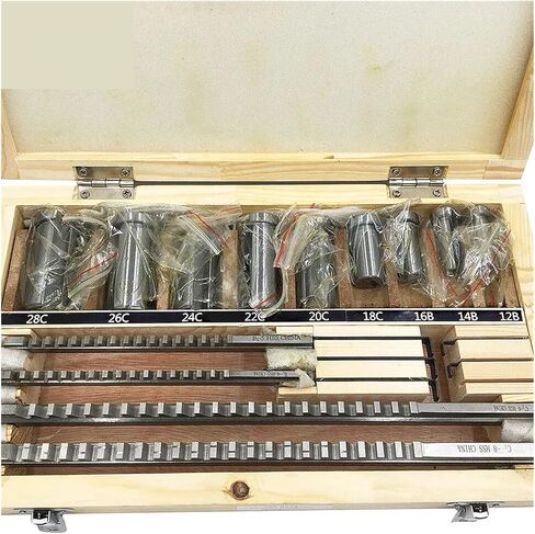Keyway Broach Kit 18pc HSS Metric Keyway Broach Cuttering B C Push Type + 5pc Shim Cutting Tool Metalworking in Saudi Arabia