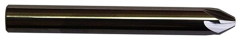 38600 Micro Grain Solid Carbide Countersink, Uncoated (Bright) Finish, Six Flutes, 1/8" Shank Diameter, 60 Degrees Point, 1/8" Size (Pack of 1) in Saudi Arabia