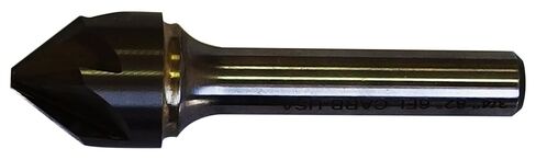 38664 Micro Grain Solid Carbide Countersink, Uncoated (Bright) Finish, Six Flutes, 1/4" Shank Diameter, 82 Degrees Point, 5/16" Size (Pack of 1) in Saudi Arabia