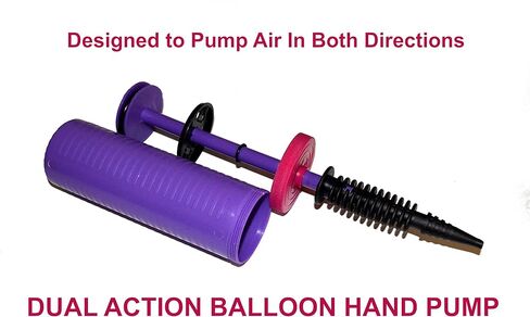 2 Pack - Tota Hand Held 2-Way Dual Action Balloon Pump for Balloons - Balloon Inflator Pumps in Both Directions in Saudi Arabia