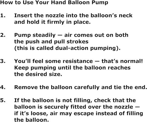 2 Pack - Tota Hand Held 2-Way Dual Action Balloon Pump for Balloons - Balloon Inflator Pumps in Both Directions in Saudi Arabia