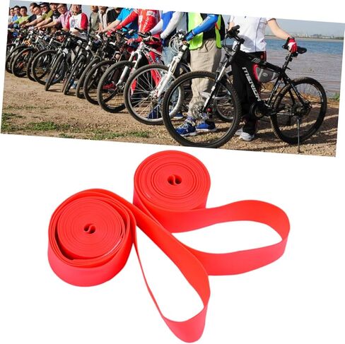 BESPORTBLE 2 Pcs Bicycle Tire Linner Tires Protector Rim Strap Inner Tube Rim Tape for Road Bike 26 Inch x 18mm in Saudi Arabia