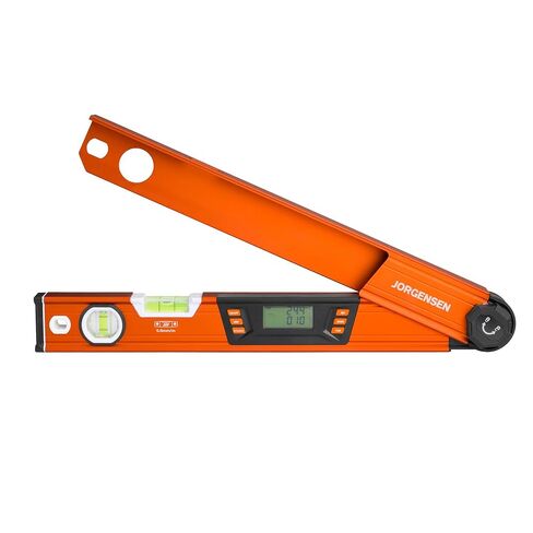 JORGENSEN Digital Angle Finder, Multi Angle Finder Tool with Backlit LCD, Protractor Digital Level with Horizontal & Vertical Bubble in Kuwait