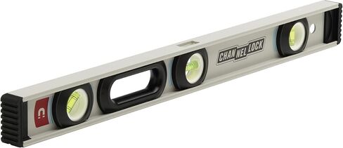 CHANNELLOCK 24 بوصة، مستوى I-Beam من الألومنيوم المغناطيسي بدرجة احترافية مع 3 قوارير، 5100-0024M in Saudi Arabia