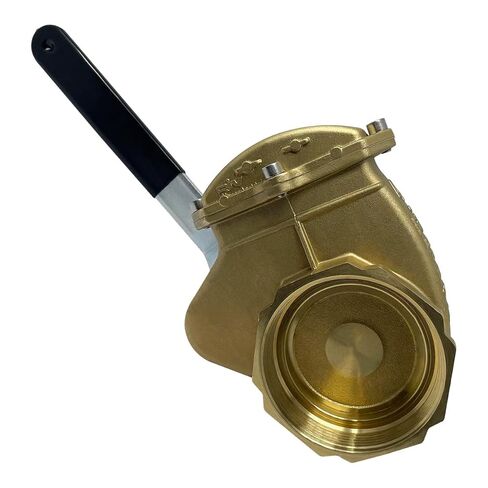 Gloxco 4" Brass Lever Gate Valve, 4" Female NPT x 4" Female NPT in Kuwait