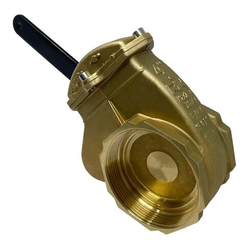 Gloxco 4" Brass Lever Gate Valve, 4" Female NPT x 4" Female NPT in Kuwait