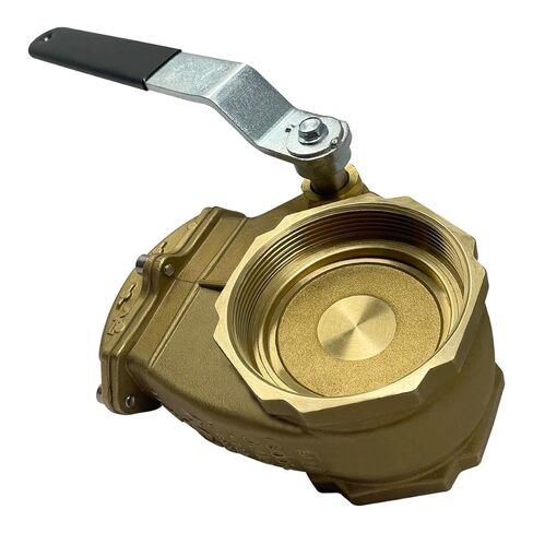 Gloxco 4" Brass Lever Gate Valve, 4" Female NPT x 4" Female NPT in Kuwait