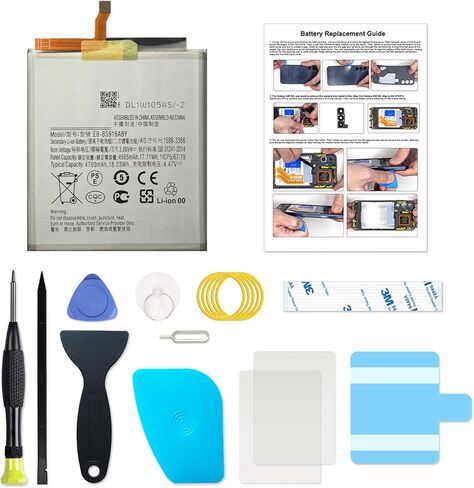 بطارية EB-BS711ABY جديدة متوافقة مع هاتف Galaxy S23 FE SM-S711 B/U/U1/W/E، مع تعليمات ومجموعة أدوات DIY in Kuwait