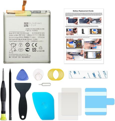 بطارية EB-BS711ABY جديدة متوافقة مع هاتف Galaxy S23 FE SM-S711 B/U/U1/W/E، مع تعليمات ومجموعة أدوات DIY in Kuwait