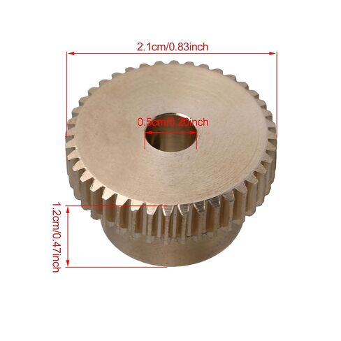 BQLZR 12x21x5 مللي متر أصفر 0.5 معامل 21 مللي متر القطر الخارجي 40 Teech عجلة تروس توربينات نحاسية in Kuwait