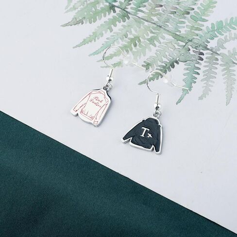 KEYCHIN Danny Musical Earrings Danny And Sandy Fans Gifts T Bird Pink Lady Jewelry Earrings Musical Merchandise in Saudi Arabia