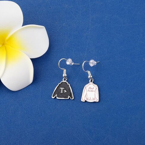 KEYCHIN Danny Musical Earrings Danny And Sandy Fans Gifts T Bird Pink Lady Jewelry Earrings Musical Merchandise in Saudi Arabia