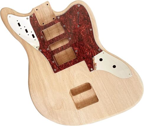 طقم جيتار كهربائي يمكنك صنعه بنفسك، جسم الماهوجني ورقبة الماهوجني، لوحة أصابع من خشب الورد، أجهزة كروم، طقم مبتدئ غير مقطوع، طقم جيتار، قم ببناء الجيتار الخاص بك. in Kuwait