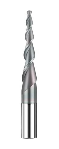Taper Ball Nose End Mill Router Bit Relief Wood Metal CNC Milling Cutter Coated 3.175mm 4mm 8mm 10mm(R0.5x20.5xD4x50) in Saudi Arabia